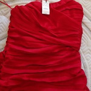 Red Express dress. Never worn, tags on
